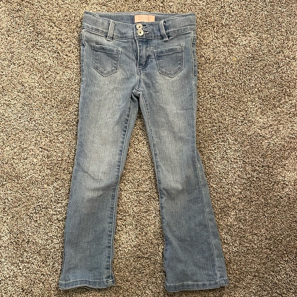 Little girl blue jeans